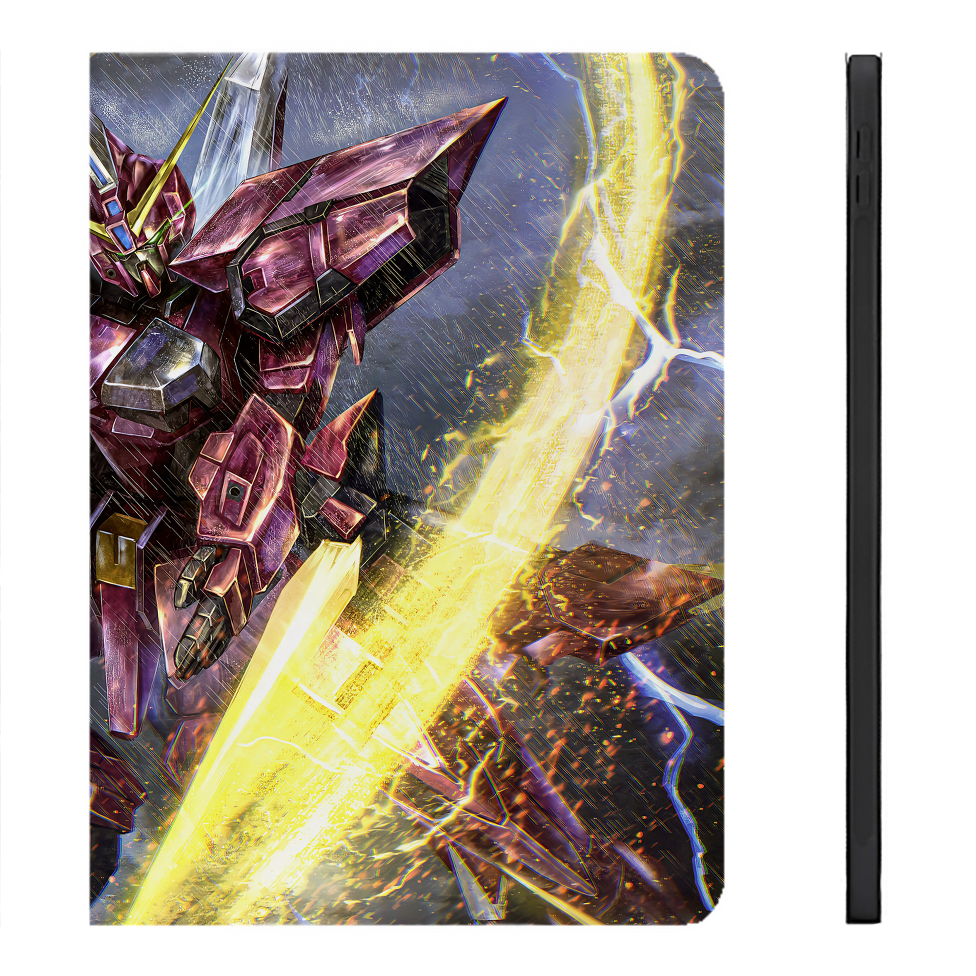 （画像用） 機動戦士ガンダム Mobile Suit Gundam IPadケース ペンホルダー付き ブックスタイルデザイン